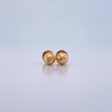 Topos Media Bola 0.55gr / 5mm Diamantada Oro Amarillo 18K &