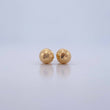 Topos Media Bola 0.65gr / 6mm Diamantada Oro Amarillo 18K &