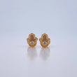 Topos Mano Hamsa 0.6gr / Circon Blanco Oro Amarillo 18K &