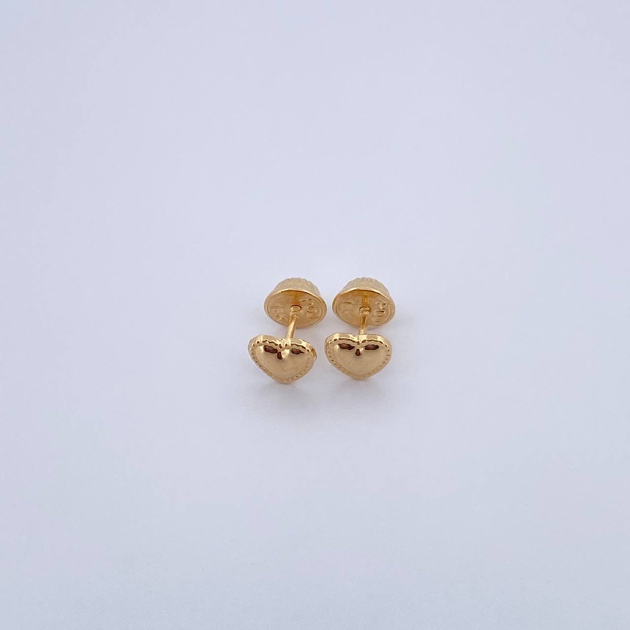 Topos Corazon 0.5gr / Bordado Oro Amarillo 18K &