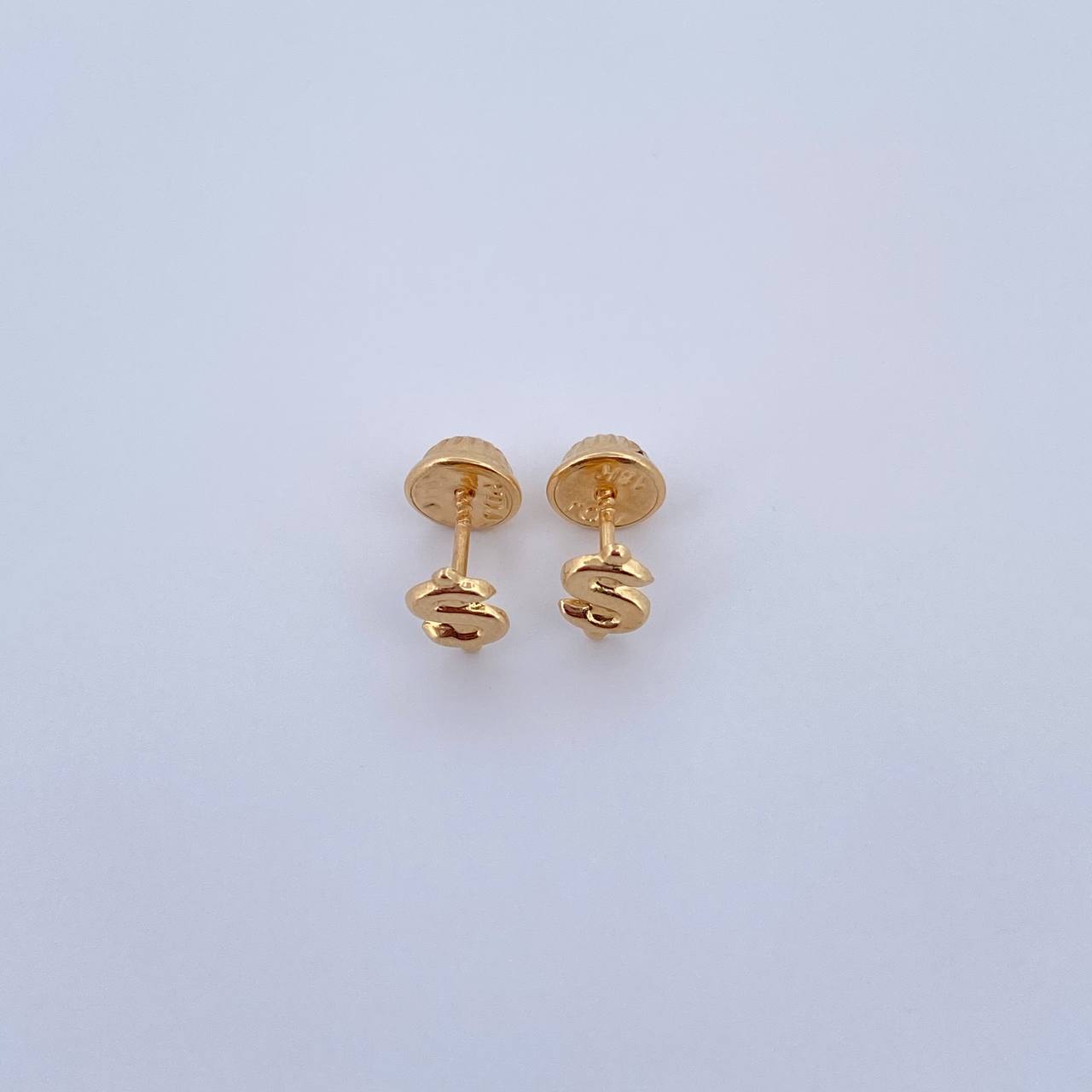 Topos Signo Peso 0.45gr / Liso Oro Amarillo 18K &