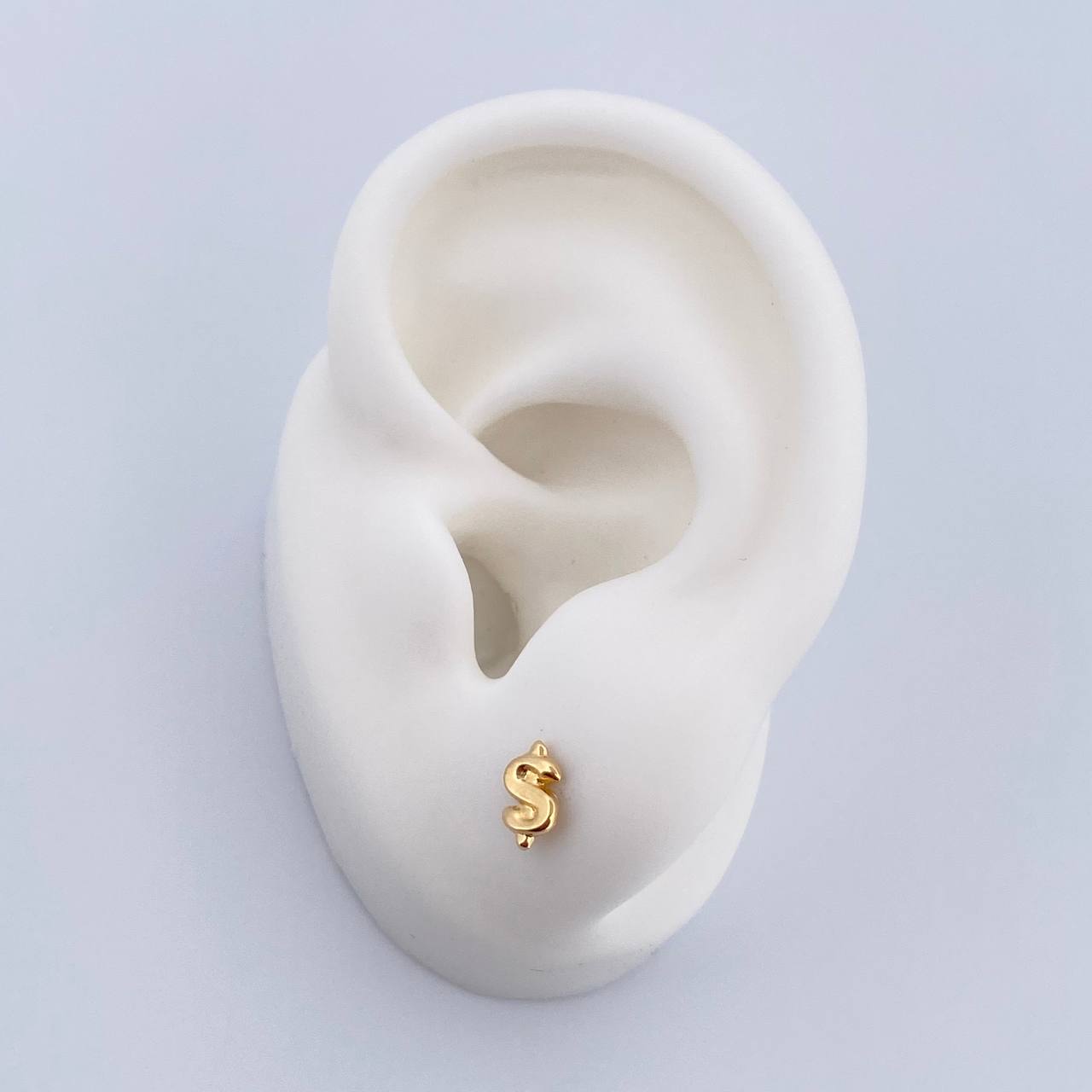 Topos Signo Peso 0.45gr / Liso Oro Amarillo 18K &