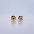 Stud Earrings GC 0.6gr / Smooth Yellow Gold 18K $