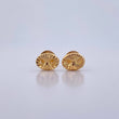 Topos GC 0.65gr / 7.1mm Diamantado Oro Amarillo 18K &