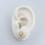 Topos Mano Hamsa 0.6gr / Circon Blanco Oro Amarillo 18K &