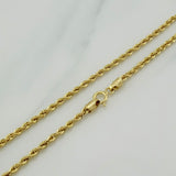 Rope Chain 2.85 g / 19 3/4 in / 2 mm Yellow Gold 18K