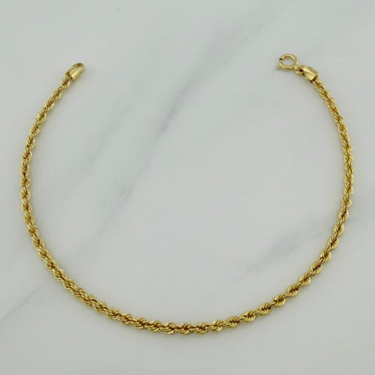 Pulso Lazo 1.25 g / 7 1/4 in / 2.2 mm Oro Amarillo 18K