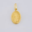 Pendant Miraculous Virgin 0.7 g / 3/4 in 18K Yellow Gold