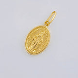 Pendant Miraculous Virgin 0.7 g / 3/4 in 18K Yellow Gold