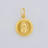 Dije Virgen Guadalupe Mate 0.6 g / 3/4 in Oro Amarillo 18K
