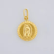 Dije Virgen Guadalupe Mate 0.55 g / 3/4 in Oro Amarillo 18K