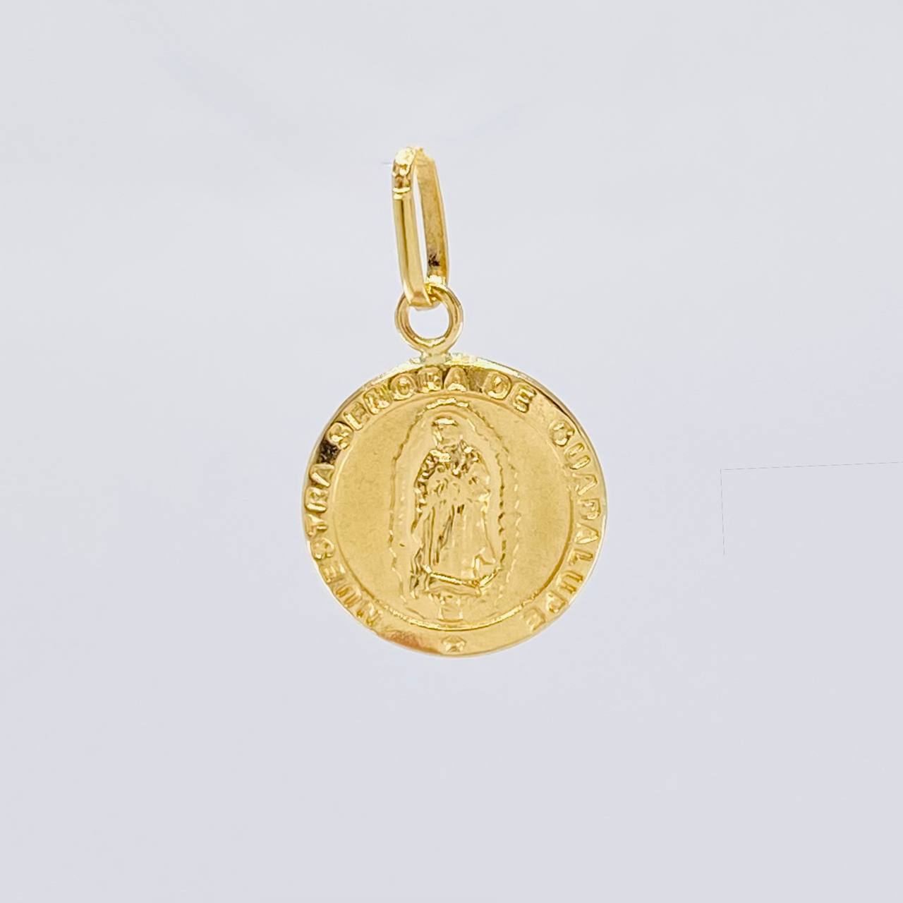 Dije Virgen Guadalupe Mate 0.6 g / 3/4 in Oro Amarillo 18K