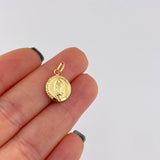 Dije Virgen Guadalupe Mate 0.6 g / 3/4 in Oro Amarillo 18K
