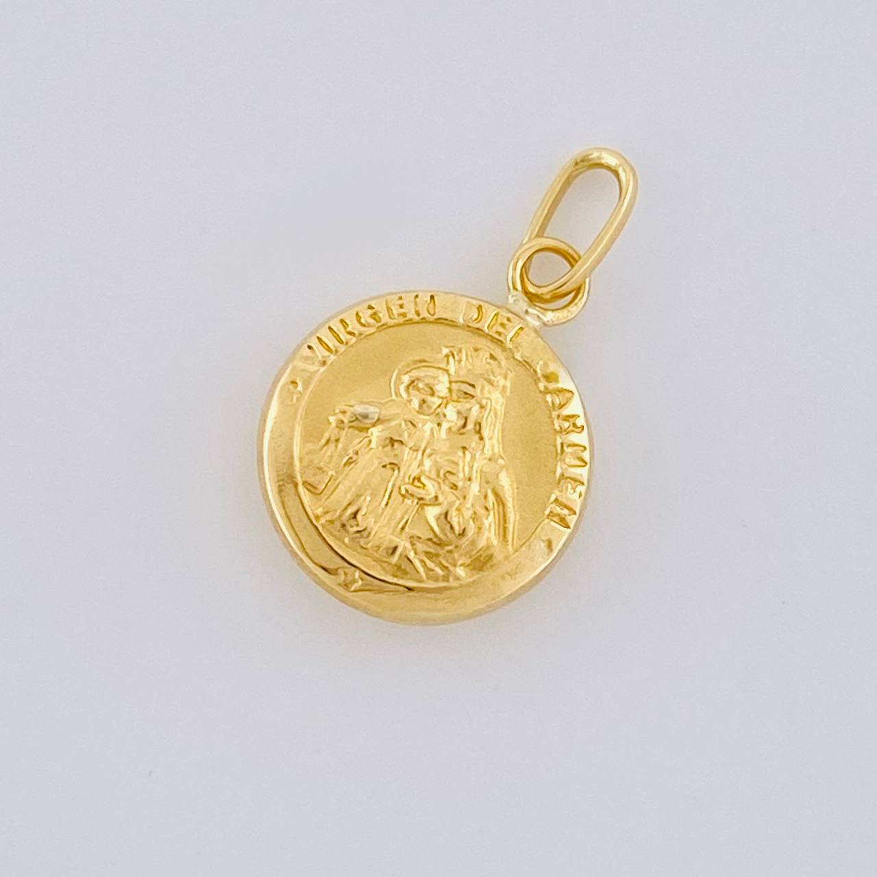 Pendant Virgen Del Carmen 0.5 g / 3/4 in Yellow Gold 18K