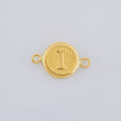 Herraje Letra I 0.4g / 1/2 in Oro Amarillo 18K