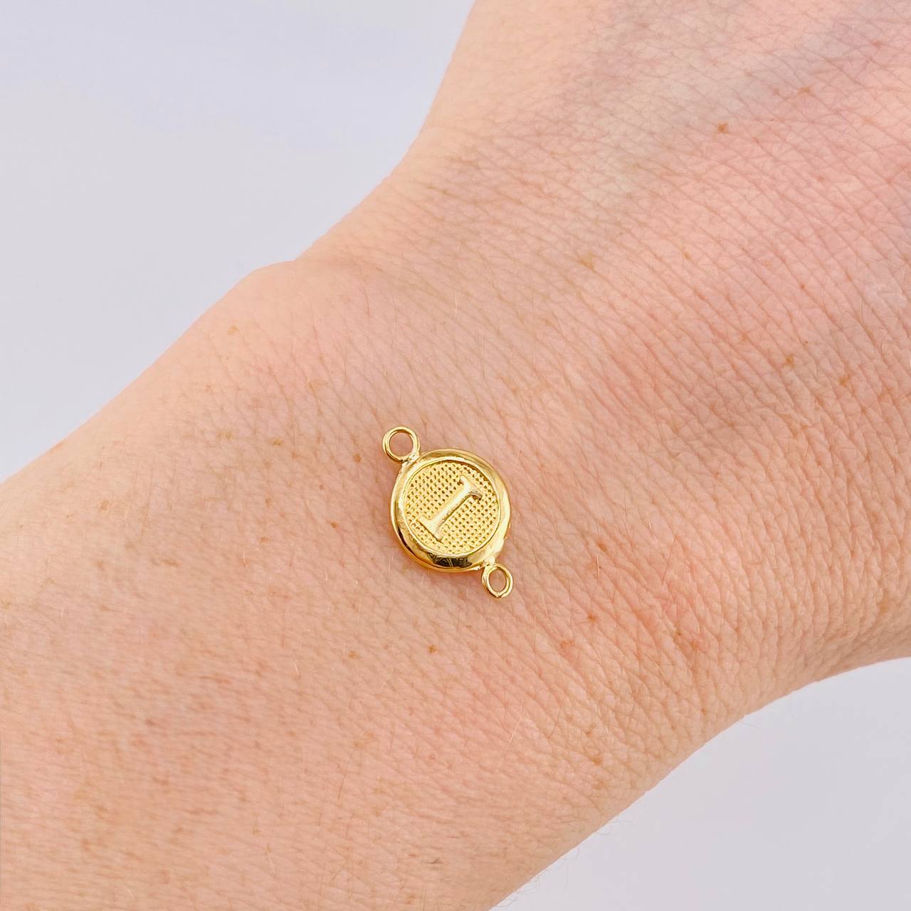 Herraje Letra I 0.35g / 1/2 in Oro Amarillo 18K