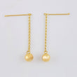 Topos Cadena Largos Bola 1.05 g / in / 6 mm Oro Amarillo 18K