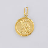 Dije San Miguel Arcangel 1.4 g / 3/4 in Oro Amarillo 18K