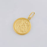 Dije San Miguel Arcangel 1.4 g / 3/4 in Oro Amarillo 18K
