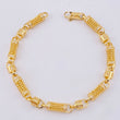 Pulso Rustico Malla Cilindrica 17.55 g / 7 3/4 in / 5.2 mm Oro Amarillo 18K