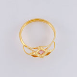 Anillo Rombo Imperial 1.8 g / T8 1/2 Oro Amarillo 18K