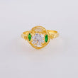 Anillo Solitario Aura Vintage 1.85 g / T7 3/4 Oro Amarillo 18K