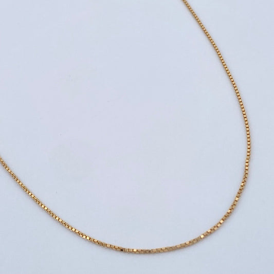 Cadena Veneciana 1.85gr / 20 in / Oro Amarillo +3 18K &