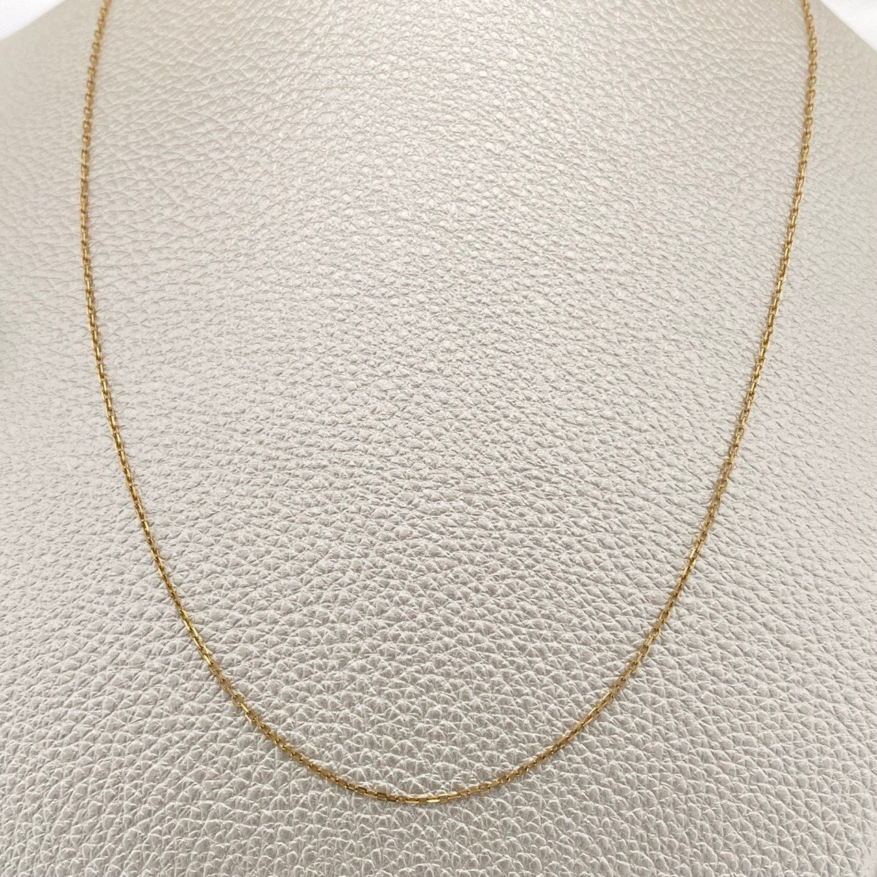 Cadena Aro Seguido 1.35gr / 18 in / 1mm Oro Amarillo +3 18K %