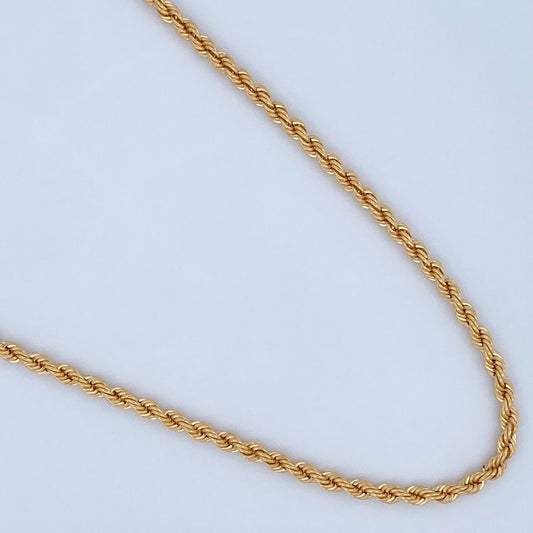 Cadena Lazo 8.25gr / 23 1/2 in / Oro Amarillo +3 18K &