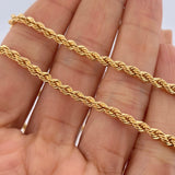 Rope Chain 7.8gr / 60.3cm / 3.3mm Yellow Gold +3 18K &