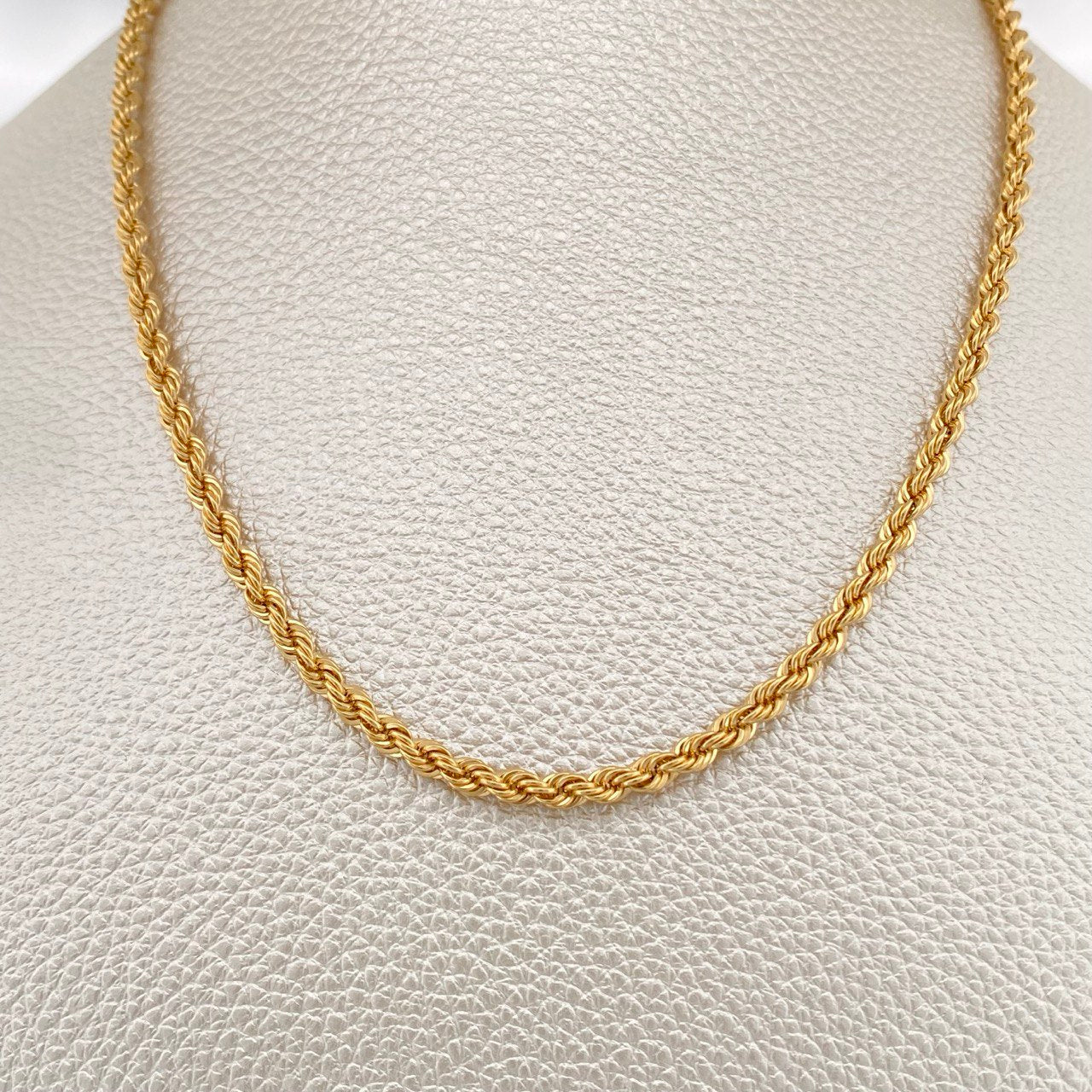 Rope Chain 8.65gr / 23 3/4 in / 18K Gold +3 &