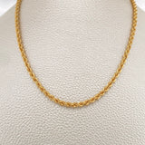 Rope Chain 8.65gr / 23 3/4 in / 18K Gold +3 &