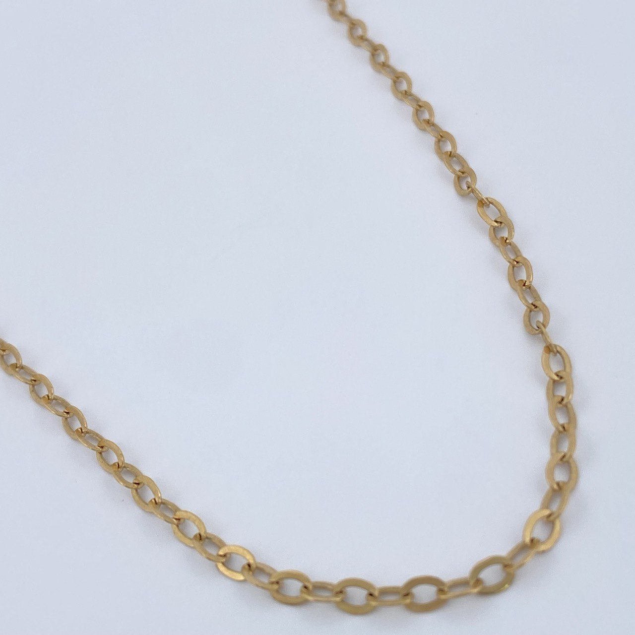 Cadena Aro Seguido 3.3gr / 17 3/4 in / Oro Amarillo +3 18K &
