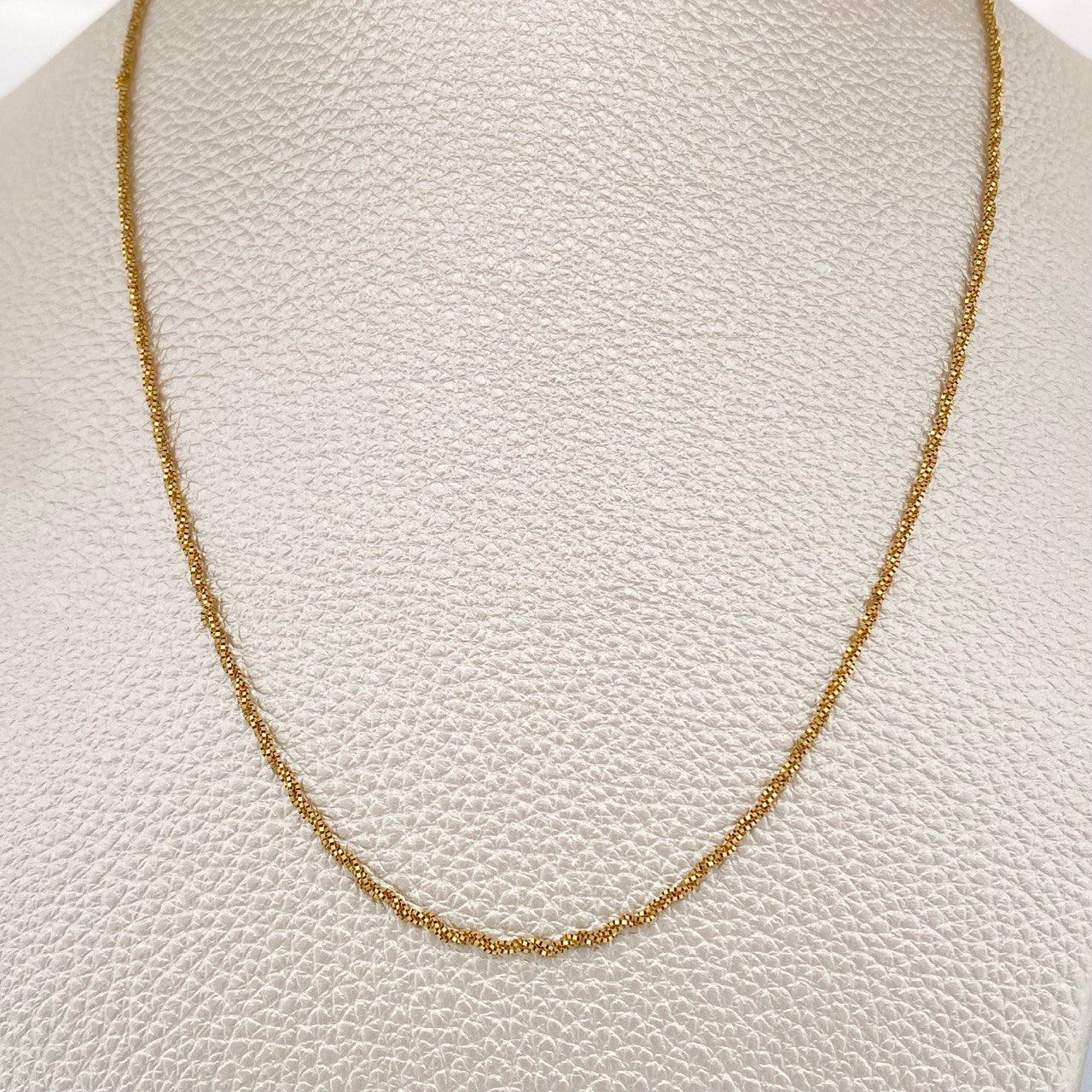 Cadena Veneciana Trenzada 3.15gr / 17 3/4 in / Oro Amarillo +3 18K &