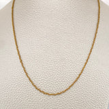 Cadena Veneciana Trenzada 3.15gr / 17 3/4 in / Oro Amarillo +3 18K &