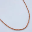 Rope Chain 1.25gr / 19 3/4 in / 18K Rose Gold +3 &