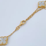 Clover Chain Classic Link 6.7gr / 17 3/4 in / 18K Gold +4 &