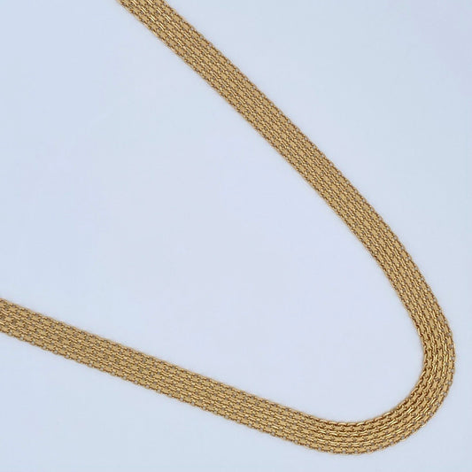Cadena China 23.4gr / 23 3/4 in / Oro Amarillo +1 18K &