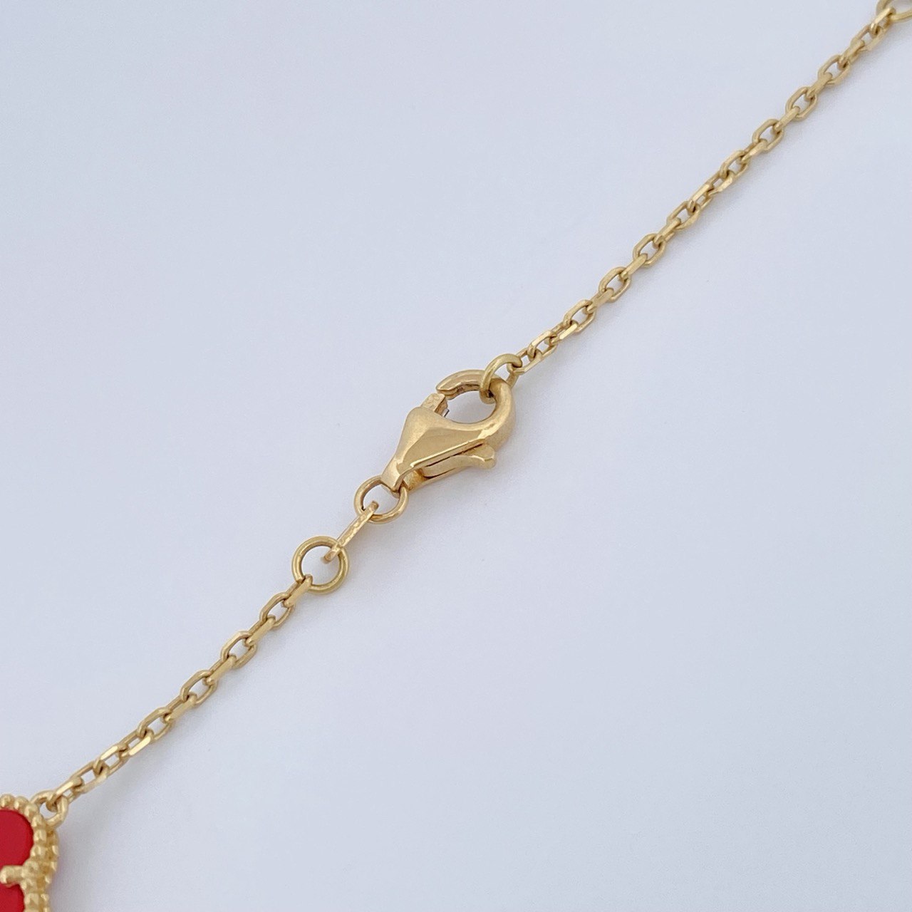 Cadena Trebol Aro Seguido 6.4gr / 16,3-4,18 / Oro Amarillo +4 18K &
