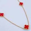 Cadena Trebol Aro Seguido 6.4gr / 16,3-4,18 / Oro Amarillo +4 18K &