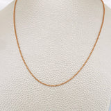 Military Diamond Cut Chain 3gr / 19 3/4 in / 18K Rose Gold +3 &