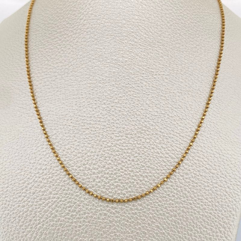 Cadena Militar 5.3gr / 23 3/4 in / Oro Amarillo +3 18K &