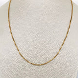 Cadena Militar 5.3gr / 23 3/4 in / Oro Amarillo +3 18K &
