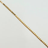 Set Cadena y Dije Veneciana + Cruz 1.25gr / 19 3/4 in / 0.6mm Oro Amarillo 18K (Oferta) *