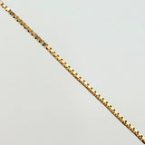 Set Cadena y Dije Veneciana + Ancla 1.25gr / 19 3/4 in / 0.6mm Oro Amarillo 18K ©