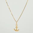 Set Cadena y Dije Veneciana + Ancla 1.3gr / 19 3/4 in / 0.6mm Oro Amarillo 18K (Oferta) *