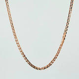 Cadena Veneciana Redonda 20.45gr / 27 1/2 in / 2.2mm Dos Oros Blanco Rosa +3 18K