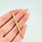 Pulso Chino 2.2gr / 7 1/2 in / 3.1mm Oro Amarillo +1 18K