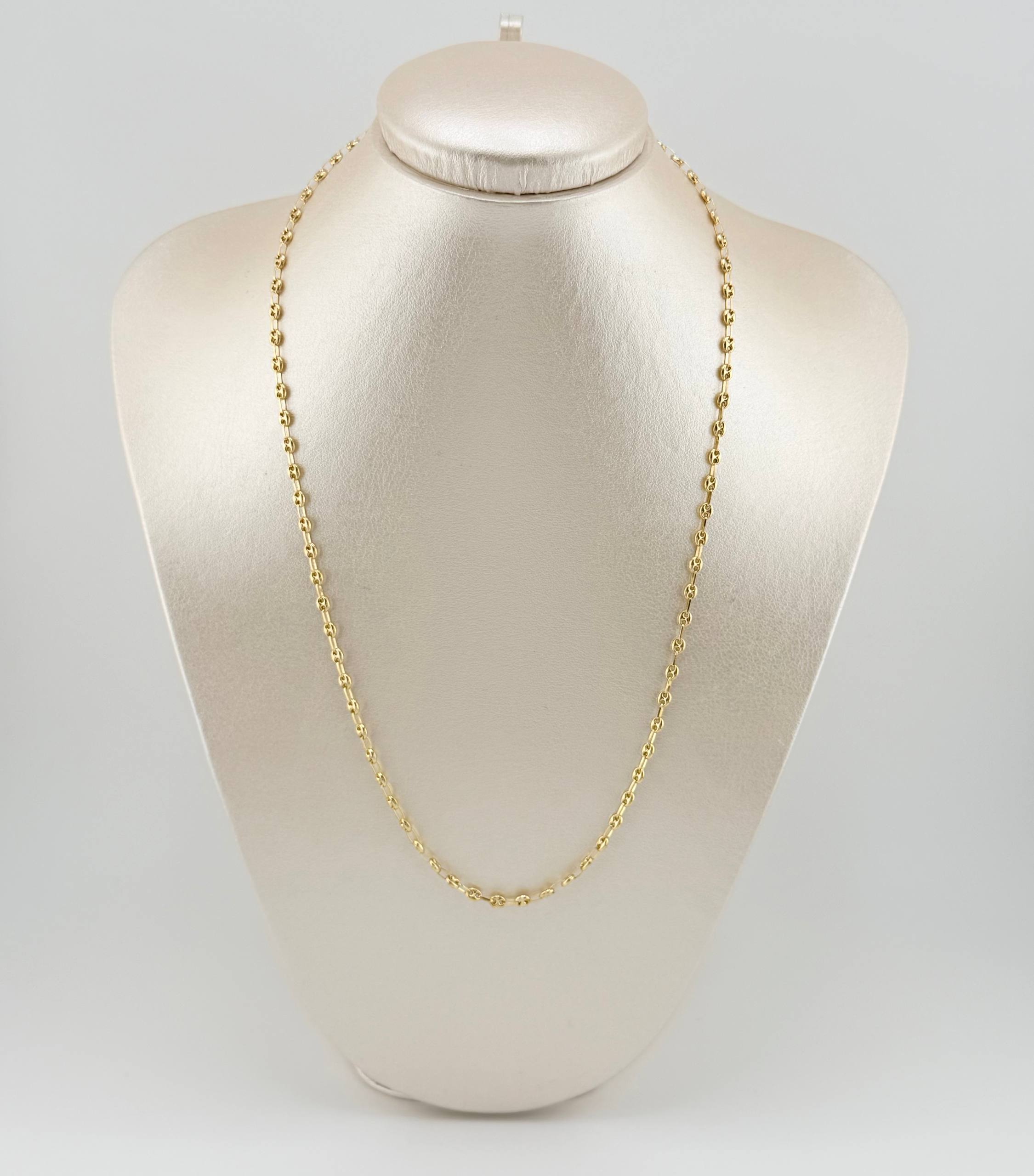 Cadena GC 5.2gr / 19 3/4 in / 3.3mm Oro Amarillo 18K
