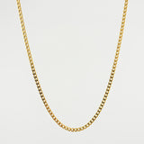 Cadena Cubana 7.55gr / 23 1/2 in / 2.9mm Oro Amarillo +1 18K